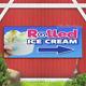 Rolled Ice Cream indoor outdoor banner sign