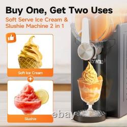 SYINTAO Slushie Machine for Home, Soft Serve Ice Cream Machine, 88oz Vessel