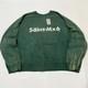 Saint Michael Ice Cream Font Chaos Mens Green Pullover Cotton Sweatshirt