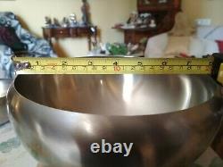 Set 6 small and 1 large Bowls Alessi Ice Cream or Fruitsalad, Stainless Steel