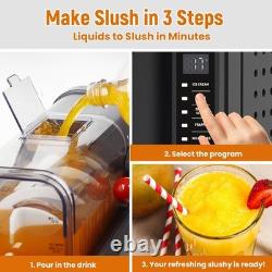 Slushie Machine No Ice Needed, Soft Serve Ice Cream Machine, Slushy Machine for