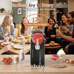 Slushie Machine, Slushy for Home No Ice Need, Large Capacity Professional Fro