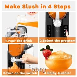 Slushie Machine for Home 88oz No Ice Needed Frozen Drink & Slushy Maker wit