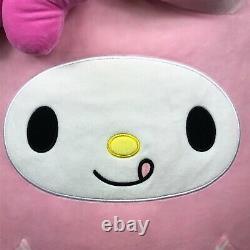 Squishmallow Sanrio Hello Kitty Melody Plush 20 Kellytoy Ice Cream Pink New