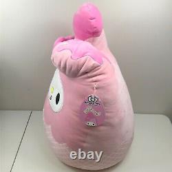 Squishmallow Sanrio Hello Kitty Melody Plush 20 Kellytoy Ice Cream Pink New