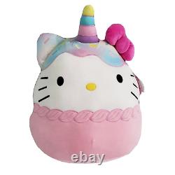 Squishmallows Hello Kitty Ice Cream Cupcake Unicorn 20 Plush, SANRIO, JUMBO