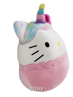 Squishmallows Hello Kitty Ice Cream Cupcake Unicorn 20 Plush, SANRIO, JUMBO