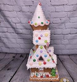 Sugarplum Dreams 23 LED Ice Cream Cone Christmas Gingerbread House Candyland