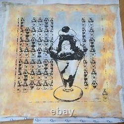 Sundae Original Hand Signed Gail Rodgers Silkscreen & Acrylic Painting Ice Cream