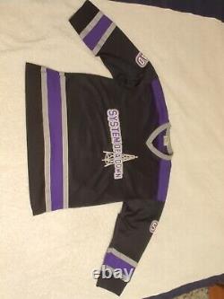System Of A Down Purple Hockey Jersey Size XL VERY RARE #13 SOAD Authentic
