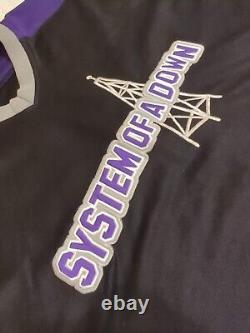 System Of A Down Purple Hockey Jersey Size XL VERY RARE #13 SOAD Authentic