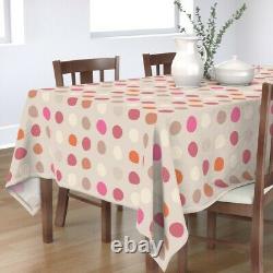 Tablecloth Bold Minimal Large Scal Ice Cream Strawberry Raspberry Cotton Sateen
