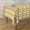 Tablecloth Ice Cream Yellow Summer Sweet Desserts Cone Novelty Cotton Sateen