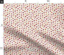 Tablecloth Strawberry Strawberries Baby Clothes Ice Cream Summer Cotton Sateen