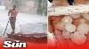 Thunderstorms Batter 32c Britain As Hail Pelts Down In The South East In Extreme Uk Weather