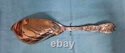 Tiffany Sterling Chrysanthemum Large Ice Cream Server Mono Outstanding! 11 1/8