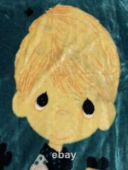 Unbranded Precious Moments Boy Ice Cream Puppy Dog Large Blanket