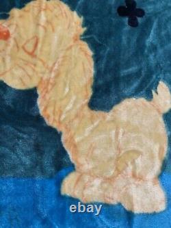 Unbranded Precious Moments Boy Ice Cream Puppy Dog Large Blanket