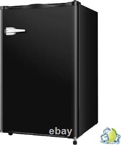 Upright Compact Freezer 2.3 Cu. Ft, with Shelves, Adjustable Temperature Control