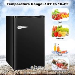 Upright Compact Freezer 2.3 Cu. Ft, with Shelves, Adjustable Temperature Control