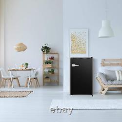 Upright Compact Freezer 2.3 Cu. Ft, with Shelves, Adjustable Temperature Control