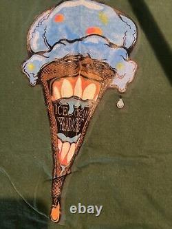 VINTAGE 90 ICE CREAM HEADACHE SKATEBOARD T-SHIRT Sz XXL Rare