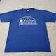 VINTAGE Klondike Shirt Mens Extra Large Blue Single Stitch Ice Cream USA 90s