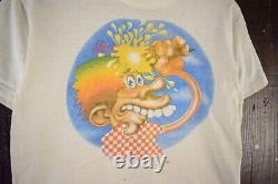 VTG 1970s GRATEFUL DEAD Ice Cream Kid Rock band Tee T-shirts Single Stitch L