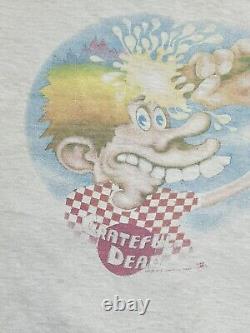 VTG 1972 Grateful Dead Ice Cream Kid Europe Tour Mouse Kelley T-Shirt Men's XL