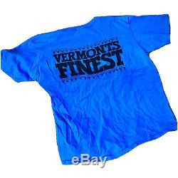 VTG 1985 BEN & JERRYS Vermont's Finest Ice Cream Cow T-Shirt Nike Chunky Dunky