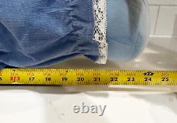 VTG Ice Cream Necklace Doll J Shin Yarn Hair Hat Blue Overall X-Large Hong Kong