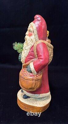 Vaillancourt Father Christmas Ice Cream Mold Chalkware Santa, #45/1985, Ltd. Ed