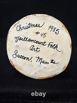 Vaillancourt Father Christmas Ice Cream Mold Chalkware Santa, #45/1985, Ltd. Ed