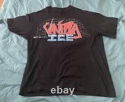 Vanilla Ice Shirt 1990 Vanilla Ice To the Extreme Tour T-Shirt Sz XL