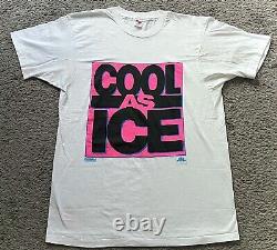 Very Rare Vanilla Ice Cool As Ice 1991 Promo Movie Shirt Sz L New To The Extreme