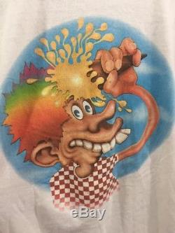 Vintage 1972 Ice Cream Kid Grateful Dead Double Sided Invisible Pimp USA Large