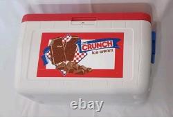 Vintage 1980's Coleman Nestle Crunch Ice Cream Advertising Large Cooler Rare