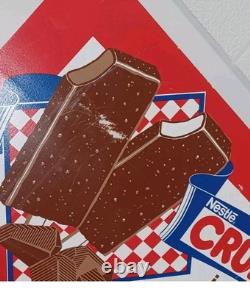 Vintage 1980's Coleman Nestle Crunch Ice Cream Advertising Large Cooler Rare