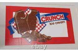 Vintage 1980's Coleman Nestle Crunch Ice Cream Advertising Large Cooler Rare