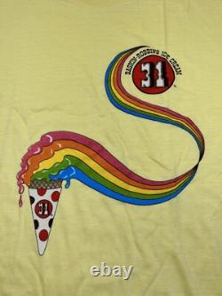 Vintage 1983 Baskin Robbins Ice Cream Rainbow T Shirt Single Stitch XL NEW RARE