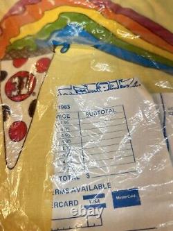 Vintage 1983 Baskin Robbins Ice Cream Rainbow T Shirt Single Stitch XL NEW RARE