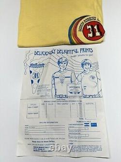 Vintage 1983 Baskin Robbins Ice Cream Rainbow T Shirt Single Stitch XL NEW RARE
