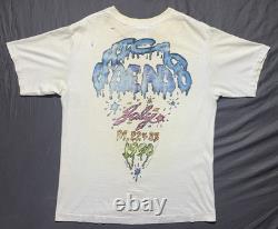 Vintage 1990 Grateful Dead & Liquid Blue Ice Cream Cone Lot T-Shirt Size L