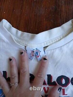 Vintage 1992 LOLLAPALOOZA T-shirt Pearl Jam Soundgarden Chili Peppers Ice Cube L