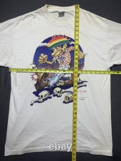 Vintage 1996 Grateful Dead & Stanley Mouse Ice Cream Kid Lot T-Shirt Size XL