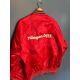 Vintage 80's Hagen-Dazs Ice Cream Satin Bomber Jacket Size Large