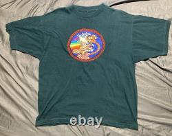 Vintage 90's Grateful Dead Ice Cream Kid Embroidered T-Shirt Size Large