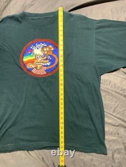 Vintage 90's Grateful Dead Ice Cream Kid Embroidered T-Shirt Size Large