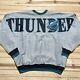 Vintage 90s Las Vegas Thunder Hockey Spellout Crewneck Sweatshirt Size XL RARE