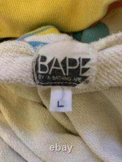 Vintage BAPE Ice Cream Camo Hoodie Rare A Bathing Ape Full Zip Hoody Large L